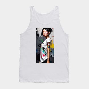 Summer Punk Girl Tee! Tank Top